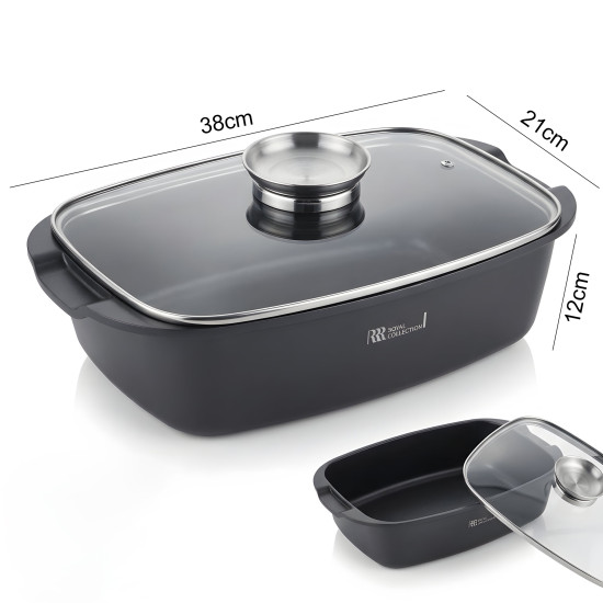 Roaster with Glass Lid